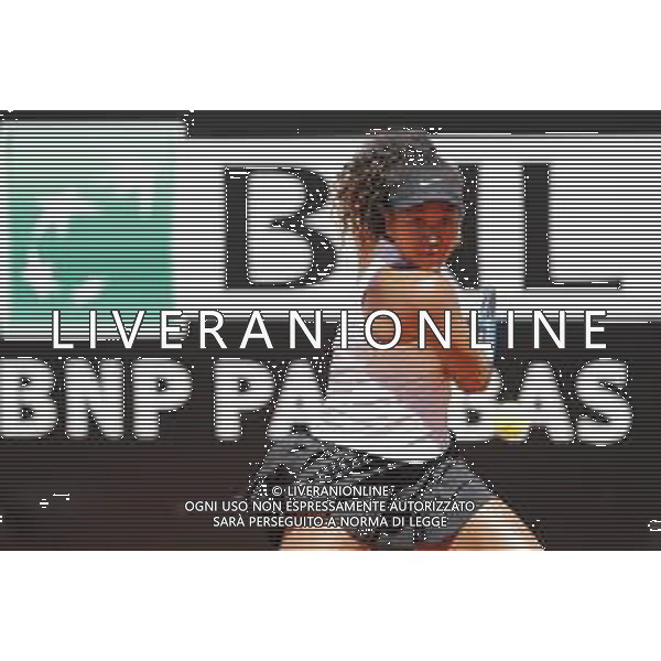 Roma 16/05/2019 - INTERNAZIONALI BNL D\' Italia 2019 - Naomi Osaka vs Dominika Cibulkova - nella foto: Naomi Osaka ©Claudio Zamagni/Agenzia Aldo Liverani s.a.s. Naomi Osaka during the match between Naomi Osaka and Dominika Cibulkova at the The Internazionali BNL d\'Italia 2019 at Foro Italico on May 16, 2019 in Rome, Italy. Photo Credit by Claudio Zamagni-Aldo Liverani Photo Agency / AGENZIA ALDO LIVERANI SAS