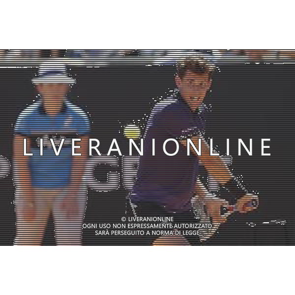 Roma 16/05/2019 - INTERNAZIONALI BNL D\' Italia 2019 - Dominic THIEM vs Fernando VERDASCO - nella foto: Dominic THIEM©Claudio Zamagni/Agenzia Aldo Liverani s.a.s. Dominic THIEM during the Match between Dominic THIEM vs Fernando VERDASCO at The Internazionali BNL d\'Italia 2019 at Foro Italico on May 16, 2019 in Rome, Italy. Photo Credit by Claudio Zamagni-Aldo Liverani Photo Agency / AGENZIA ALDO LIVERANI SAS