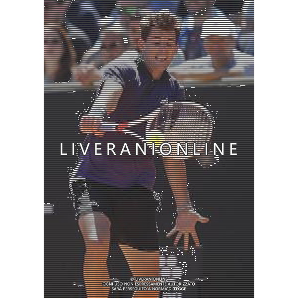 Roma 16/05/2019 - INTERNAZIONALI BNL D\' Italia 2019 - Dominic THIEM vs Fernando VERDASCO - nella foto: Dominic THIEM ©Claudio Zamagni/Agenzia Aldo Liverani s.a.s. Dominic THIEM during the Match between Dominic THIEM vs Fernando VERDASCO at The Internazionali BNL d\'Italia 2019 at Foro Italico on May 16, 2019 in Rome, Italy. Photo Credit by Claudio Zamagni-Aldo Liverani Photo Agency / AGENZIA ALDO LIVERANI SAS