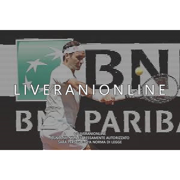 Roma 16/05/2019 - INTERNAZIONALI BNL D\' Italia 2019 - Joao Sousa vs Roger Federer - nella foto: Roger Federer ©Claudio Zamagni/Agenzia Aldo Liverani s.a.s. Roger Federer during the match between Joao Sousa and Roger Federer at the The Internazionali BNL d\'Italia 2019 at Foro Italico on May 16, 2019 in Rome, Italy. Photo Credit by Claudio Zamagni-Aldo Liverani Photo Agency / AGENZIA ALDO LIVERANI SAS
