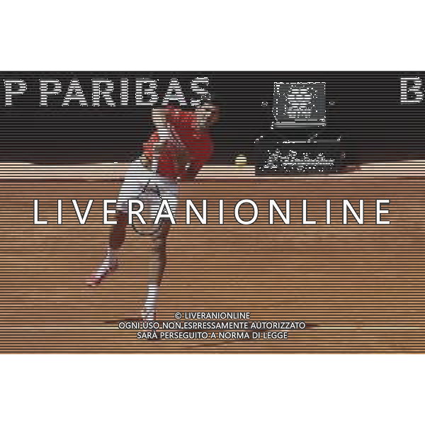 Roma 16/05/2019 - INTERNAZIONALI BNL D\' Italia 2019 - Novak Djocovic vs Denis Shapovalov - nella foto: Novak Djocovic ©Claudio Zamagni/Agenzia Aldo Liverani s.a.s. Novak Djocovic during the match between Novak Djocovic vs Denis Shapovalov at the The Internazionali BNL d\'Italia 2019 at Foro Italico on May 16, 2019 in Rome, Italy. Photo Credit by Claudio Zamagni-Aldo Liverani Photo Agency / AGENZIA ALDO LIVERANI SAS