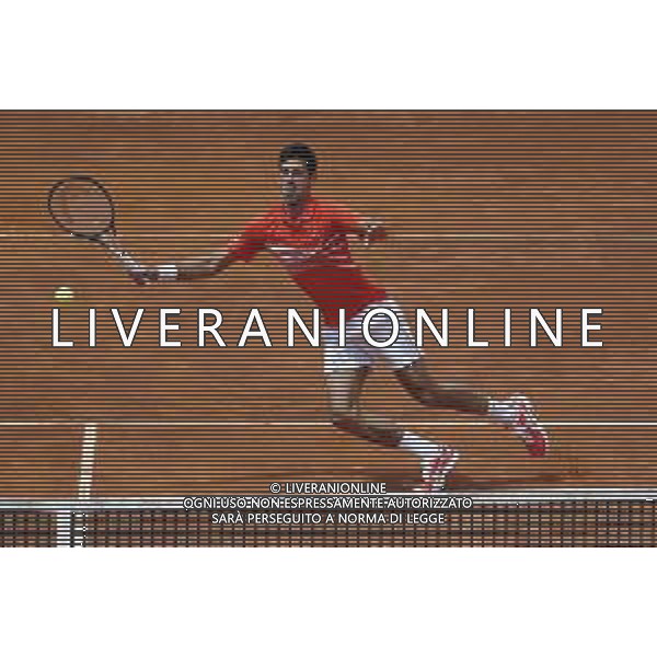 Roma 16/05/2019 - INTERNAZIONALI BNL D\' Italia 2019 - Novak Djocovic vs Denis Shapovalov - nella foto: Novak Djocovic ©Claudio Zamagni/Agenzia Aldo Liverani s.a.s. Novak Djocovic during the match between Novak Djocovic vs Denis Shapovalov at the The Internazionali BNL d\'Italia 2019 at Foro Italico on May 16, 2019 in Rome, Italy. Photo Credit by Claudio Zamagni-Aldo Liverani Photo Agency / AGENZIA ALDO LIVERANI SAS