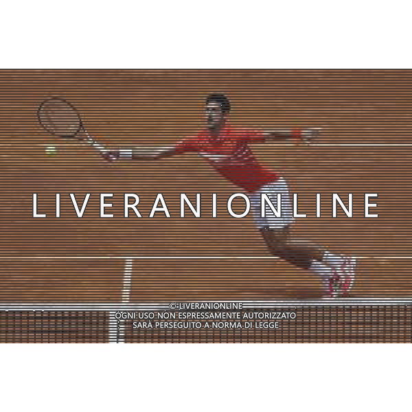 Roma 16/05/2019 - INTERNAZIONALI BNL D\' Italia 2019 - Novak Djocovic vs Denis Shapovalov - nella foto: Novak Djocovic ©Claudio Zamagni/Agenzia Aldo Liverani s.a.s. Novak Djocovic during the match between Novak Djocovic vs Denis Shapovalov at the The Internazionali BNL d\'Italia 2019 at Foro Italico on May 16, 2019 in Rome, Italy. Photo Credit by Claudio Zamagni-Aldo Liverani Photo Agency / AGENZIA ALDO LIVERANI SAS