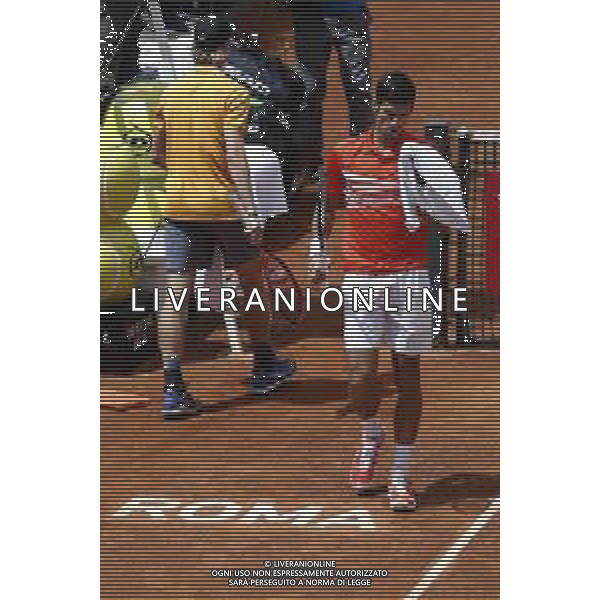 Roma 16/05/2019 - INTERNAZIONALI BNL D\' Italia 2019 - Novak Djocovic vs Denis Shapovalov - nella foto: Novak Djocovic ©Claudio Zamagni/Agenzia Aldo Liverani s.a.s. Novak Djocovic during the match between Novak Djocovic vs Denis Shapovalov at the The Internazionali BNL d\'Italia 2019 at Foro Italico on May 16, 2019 in Rome, Italy. Photo Credit by Claudio Zamagni-Aldo Liverani Photo Agency / AGENZIA ALDO LIVERANI SAS