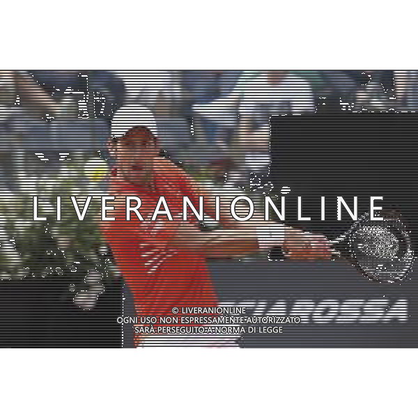 Roma 16/05/2019 - INTERNAZIONALI BNL D\' Italia 2019 - Novak Djocovic vs Denis Shapovalov - nella foto: Novak Djocovic ©Claudio Zamagni/Agenzia Aldo Liverani s.a.s. Novak Djocovic during the match between Novak Djocovic vs Denis Shapovalov at the The Internazionali BNL d\'Italia 2019 at Foro Italico on May 16, 2019 in Rome, Italy. Photo Credit by Claudio Zamagni-Aldo Liverani Photo Agency / AGENZIA ALDO LIVERANI SAS