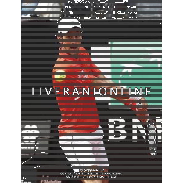 Roma 16/05/2019 - INTERNAZIONALI BNL D\' Italia 2019 - Novak Djocovic vs Denis Shapovalov - nella foto: Novak Djocovic ©Claudio Zamagni/Agenzia Aldo Liverani s.a.s. Novak Djocovic during the match between Novak Djocovic vs Denis Shapovalov at the The Internazionali BNL d\'Italia 2019 at Foro Italico on May 16, 2019 in Rome, Italy. Photo Credit by Claudio Zamagni-Aldo Liverani Photo Agency / AGENZIA ALDO LIVERANI SAS