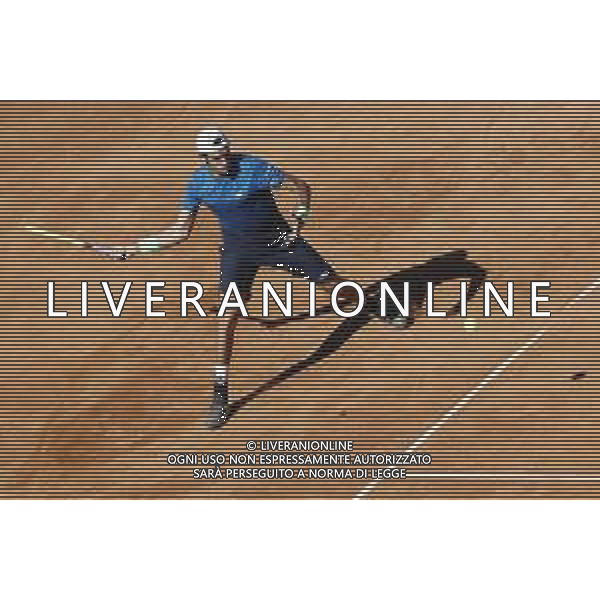 Roma 16/05/2019 - INTERNAZIONALI BNL D\' Italia 2019 - Matteo Berrettini vs Diego Schwartzman - nella foto: Matteo Berrettini ©Claudio Zamagni/Agenzia Aldo Liverani s.a.s. Matteo Berrettini during the match between Matteo Berrettini and Diego Schwartzman at the The Internazionali BNL d\'Italia 2019 at Foro Italico on May 16, 2019 in Rome, Italy. Photo Credit by Claudio Zamagni-Aldo Liverani Photo Agency / AGENZIA ALDO LIVERANI SAS