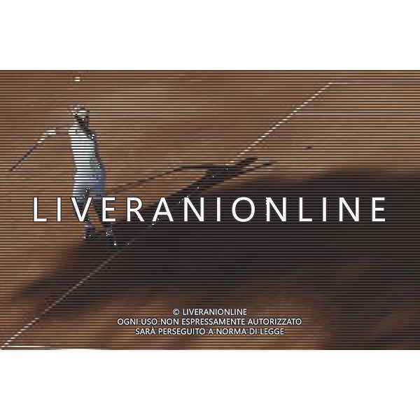 Roma 16/05/2019 - INTERNAZIONALI BNL D\' Italia 2019 - Borna Coric vs Roger Federer - nella foto: Roger Federer ©Claudio Zamagni/Agenzia Aldo Liverani s.a.s. Roger Federer during the match between Borna Coric and Roger Federerat the The Internazionali BNL d\'Italia 2019 at Foro Italico on May 16, 2019 in Rome, Italy. Photo Credit by Claudio Zamagni-Aldo Liverani Photo Agency / AGENZIA ALDO LIVERANI SAS