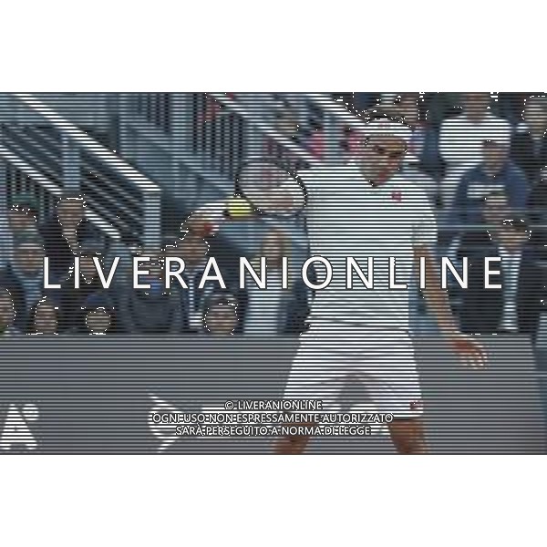 Roma 16/05/2019 - INTERNAZIONALI BNL D\' Italia 2019 - Borna Coric vs Roger Federer - nella foto: Roger Federer ©Claudio Zamagni/Agenzia Aldo Liverani s.a.s. Roger Federer during the match between Borna Coric and Roger Federerat the The Internazionali BNL d\'Italia 2019 at Foro Italico on May 16, 2019 in Rome, Italy. Photo Credit by Claudio Zamagni-Aldo Liverani Photo Agency / AGENZIA ALDO LIVERANI SAS