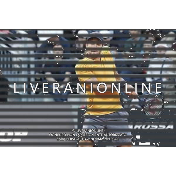 Roma 16/05/2019 - INTERNAZIONALI BNL D\' Italia 2019 - Borna Coric vs Roger Federer - nella foto: Borna Coric ©Claudio Zamagni/Agenzia Aldo Liverani s.a.s. Borna Coric during the match between Borna Coric and Roger Federerat the The Internazionali BNL d\'Italia 2019 at Foro Italico on May 16, 2019 in Rome, Italy. Photo Credit by Claudio Zamagni-Aldo Liverani Photo Agency / AGENZIA ALDO LIVERANI SAS
