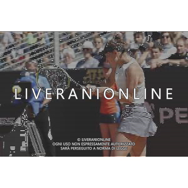 Roma 16/05/2019 - INTERNAZIONALI BNL D\' Italia 2019 - Simona Halep vs Markéta Vondrou?ová - nella foto: Markéta Vondrou?ová ©Claudio Zamagni/Agenzia Aldo Liverani s.a.s. Markéta Vondrou?ová during the match between Simona Halep vs Markéta Vondrou?ová at the The Internazionali BNL d\'Italia 2019 at Foro Italico on May 16, 2019 in Rome, Italy. Photo Credit by Claudio Zamagni-Aldo Liverani Photo Agency / AGENZIA ALDO LIVERANI SAS