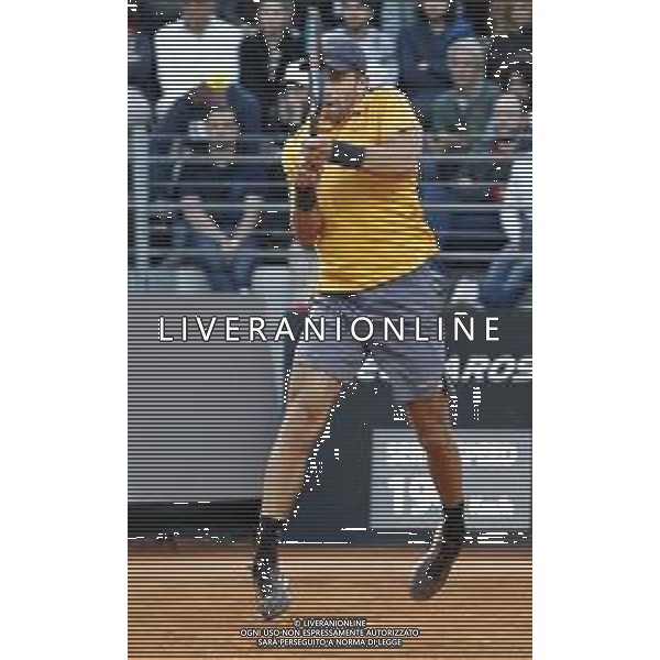 Roma 16/05/2019 - INTERNAZIONALI BNL D\' Italia 2019 - Borna Coric vs Roger Federer - nella foto: Borna Coric ©Claudio Zamagni/Agenzia Aldo Liverani s.a.s. Borna Coric during the match between Borna Coric and Roger Federerat the The Internazionali BNL d\'Italia 2019 at Foro Italico on May 16, 2019 in Rome, Italy. Photo Credit by Claudio Zamagni-Aldo Liverani Photo Agency / AGENZIA ALDO LIVERANI SAS