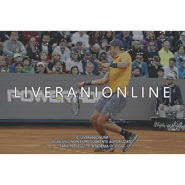 Roma 16/05/2019 - INTERNAZIONALI BNL D\' Italia 2019 - Borna Coric vs Roger Federer - nella foto: Borna Coric ©Claudio Zamagni/Agenzia Aldo Liverani s.a.s. Borna Coric during the match between Borna Coric and Roger Federerat the The Internazionali BNL d\'Italia 2019 at Foro Italico on May 16, 2019 in Rome, Italy. Photo Credit by Claudio Zamagni-Aldo Liverani Photo Agency / AGENZIA ALDO LIVERANI SAS