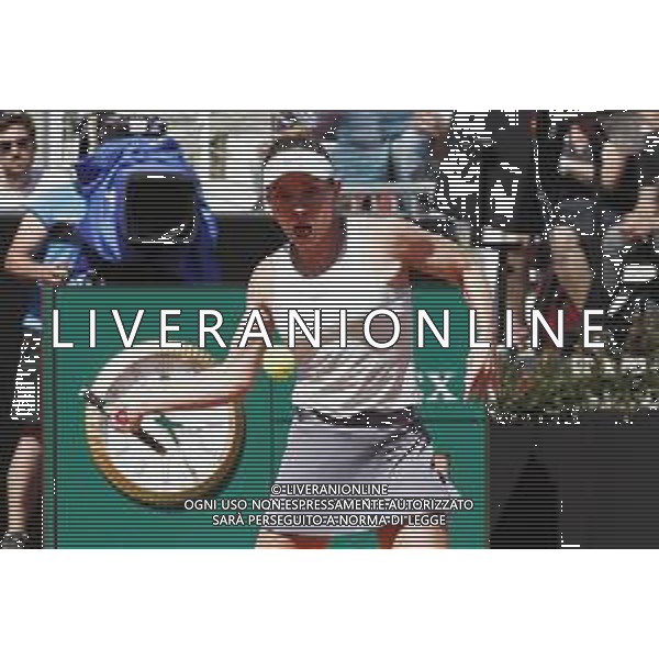 Roma 16/05/2019 - INTERNAZIONALI BNL D\' Italia 2019 - Simona Halep vs Markéta Vondrou?ová - nella foto: Simona Halep©Claudio Zamagni/Agenzia Aldo Liverani s.a.s. Simona Halep during the match between Simona Halep vs Markéta Vondrou?ová at the The Internazionali BNL d\'Italia 2019 at Foro Italico on May 16, 2019 in Rome, Italy. Photo Credit by Claudio Zamagni-Aldo Liverani Photo Agency / AGENZIA ALDO LIVERANI SAS