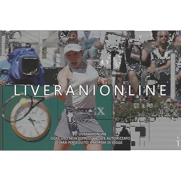 Roma 16/05/2019 - INTERNAZIONALI BNL D\' Italia 2019 - Simona Halep vs Markéta Vondrou?ová - nella foto: Simona Halep ©Claudio Zamagni/Agenzia Aldo Liverani s.a.s. Simona Halep during the match between Simona Halep vs Markéta Vondrou?ová at the The Internazionali BNL d\'Italia 2019 at Foro Italico on May 16, 2019 in Rome, Italy. Photo Credit by Claudio Zamagni-Aldo Liverani Photo Agency / AGENZIA ALDO LIVERANI SAS