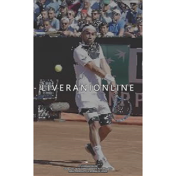 Roma 16/05/2019 - INTERNAZIONALI BNL D\' Italia 2019 - Radu Albot vs Fabio Fognini - nella foto: Fabio Fognini ©Claudio Zamagni/Agenzia Aldo Liverani s.a.s. Fabio Fognini during the match between Radu Albot and Fabio Fognini at the The Internazionali BNL d\'Italia 2019 at Foro Italico on May 16, 2019 in Rome, Italy. Photo Credit by Claudio Zamagni-Aldo Liverani Photo Agency / AGENZIA ALDO LIVERANI SAS