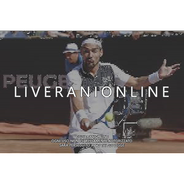 Roma 16/05/2019 - INTERNAZIONALI BNL D\' Italia 2019 - Radu Albot vs Fabio Fognini - nella foto: Fabio Fognini ©Claudio Zamagni/Agenzia Aldo Liverani s.a.s. Fabio Fognini during the match between Radu Albot and Fabio Fognini at the The Internazionali BNL d\'Italia 2019 at Foro Italico on May 16, 2019 in Rome, Italy. Photo Credit by Claudio Zamagni-Aldo Liverani Photo Agency / AGENZIA ALDO LIVERANI SAS