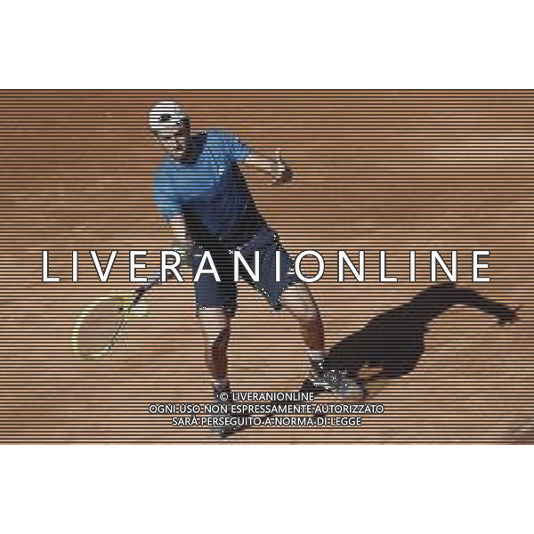 Roma 16/05/2019 - INTERNAZIONALI BNL D\' Italia 2019 - Matteo Berrettini vs Diego Schwartzman - nella foto: Matteo Berrettini ©Claudio Zamagni/Agenzia Aldo Liverani s.a.s. Matteo Berrettini during the match between Matteo Berrettini and Diego Schwartzman at the The Internazionali BNL d\'Italia 2019 at Foro Italico on May 16, 2019 in Rome, Italy. Photo Credit by Claudio Zamagni-Aldo Liverani Photo Agency / AGENZIA ALDO LIVERANI SAS