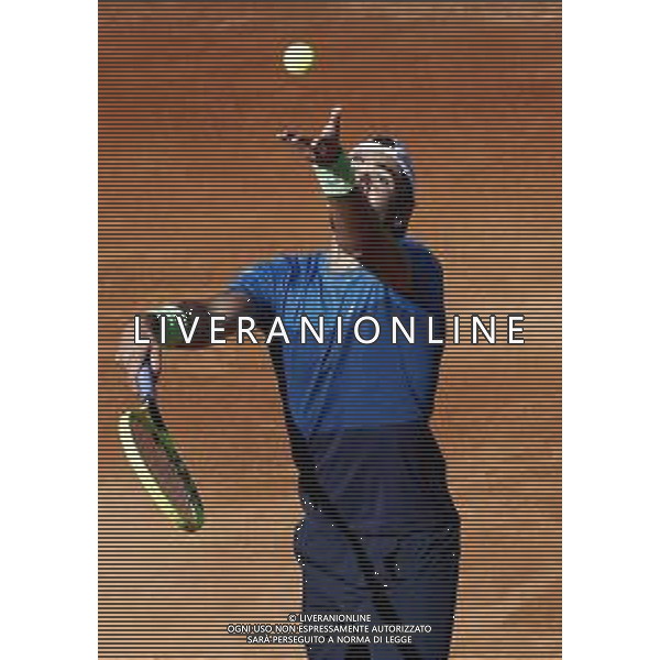 Roma 16/05/2019 - INTERNAZIONALI BNL D\' Italia 2019 - Matteo Berrettini vs Diego Schwartzman - nella foto: Matteo Berrettini ©Claudio Zamagni/Agenzia Aldo Liverani s.a.s. Matteo Berrettini during the match between Matteo Berrettini and Diego Schwartzman at the The Internazionali BNL d\'Italia 2019 at Foro Italico on May 16, 2019 in Rome, Italy. Photo Credit by Claudio Zamagni-Aldo Liverani Photo Agency / AGENZIA ALDO LIVERANI SAS