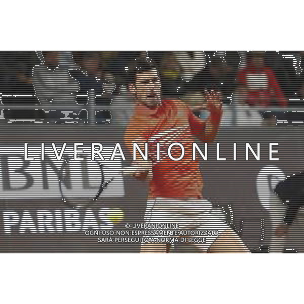 Roma 16/05/2019 - INTERNAZIONALI BNL D\' Italia 2019 - Djokovic Novak vs Philip Kohlschreiber - nella foto: Djokovic Novak ©Claudio Zamagni/Agenzia Aldo Liverani s.a.s. Djokovic Novak during the match between Djokovic Novak vs Philip Kohlschreiber at The Internazionali BNL d\'Italia 2019 at Foro Italico on May 16, 2019 in Rome, Italy. Photo Credit by Claudio Zamagni-Aldo Liverani Photo Agency / AGENZIA ALDO LIVERANI SAS