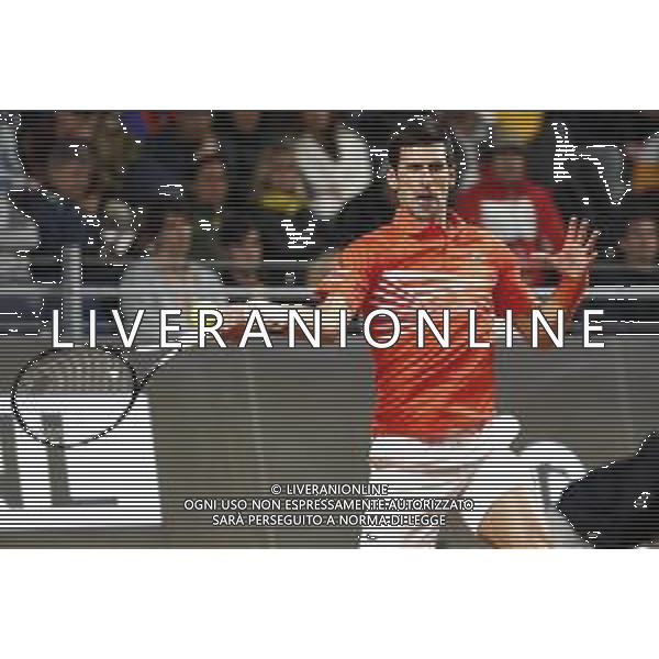 Roma 16/05/2019 - INTERNAZIONALI BNL D\' Italia 2019 - Djokovic Novak vs Philip Kohlschreiber - nella foto: Djokovic Novak ©Claudio Zamagni/Agenzia Aldo Liverani s.a.s. Djokovic Novak during the match between Djokovic Novak vs Philip Kohlschreiber at The Internazionali BNL d\'Italia 2019 at Foro Italico on May 16, 2019 in Rome, Italy. Photo Credit by Claudio Zamagni-Aldo Liverani Photo Agency / AGENZIA ALDO LIVERANI SAS