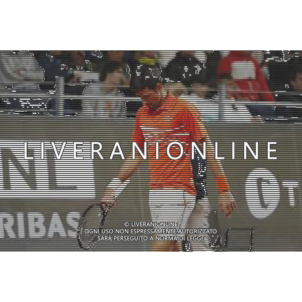 Roma 16/05/2019 - INTERNAZIONALI BNL D\' Italia 2019 - Djokovic Novak vs Philip Kohlschreiber - nella foto: Djokovic Novak ©Claudio Zamagni/Agenzia Aldo Liverani s.a.s. Djokovic Novak during the match between Djokovic Novak vs Philip Kohlschreiber at The Internazionali BNL d\'Italia 2019 at Foro Italico on May 16, 2019 in Rome, Italy. Photo Credit by Claudio Zamagni-Aldo Liverani Photo Agency / AGENZIA ALDO LIVERANI SAS