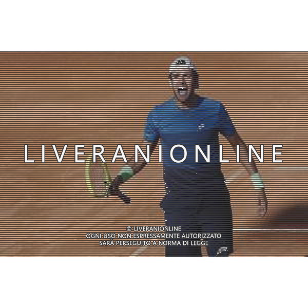 Roma 16/05/2019 - INTERNAZIONALI BNL D\' Italia 2019 - Matteo Berrettini vs Diego Schwartzman - nella foto: Matteo Berrettini ©Claudio Zamagni/Agenzia Aldo Liverani s.a.s. Matteo Berrettini during the match between Matteo Berrettini and Diego Schwartzman at the The Internazionali BNL d\'Italia 2019 at Foro Italico on May 16, 2019 in Rome, Italy. Photo Credit by Claudio Zamagni-Aldo Liverani Photo Agency / AGENZIA ALDO LIVERANI SAS