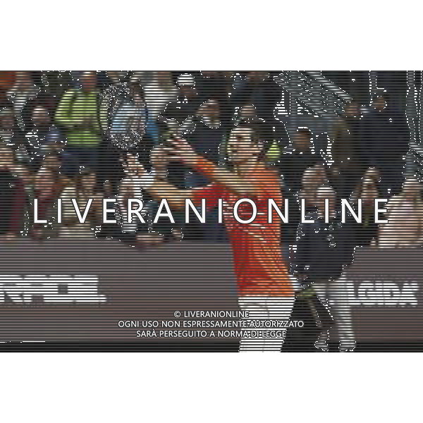 Roma 16/05/2019 - INTERNAZIONALI BNL D\' Italia 2019 - Djokovic Novak vs Philip Kohlschreiber - nella foto: Djokovic Novak ©Claudio Zamagni/Agenzia Aldo Liverani s.a.s. Djokovic Novak during the match between Djokovic Novak vs Philip Kohlschreiber at The Internazionali BNL d\'Italia 2019 at Foro Italico on May 16, 2019 in Rome, Italy. Photo Credit by Claudio Zamagni-Aldo Liverani Photo Agency / AGENZIA ALDO LIVERANI SAS