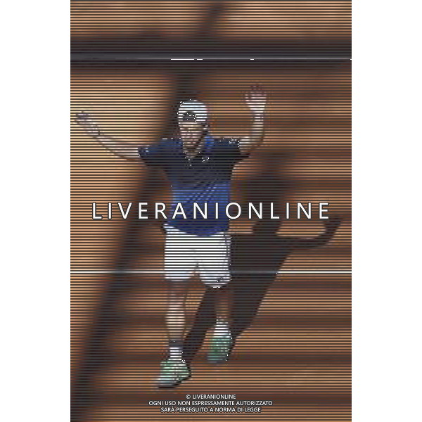 Roma 16/05/2019 - INTERNAZIONALI BNL D\' Italia 2019 - Matteo Berrettini vs Diego Schwartzman - nella foto: Diego Schwartzman ©Claudio Zamagni/Agenzia Aldo Liverani s.a.s. Diego Schwartzman during the match between Matteo Berrettini and Diego Schwartzman at the The Internazionali BNL d\'Italia 2019 at Foro Italico on May 16, 2019 in Rome, Italy. Photo Credit by Claudio Zamagni-Aldo Liverani Photo Agency / AGENZIA ALDO LIVERANI SAS