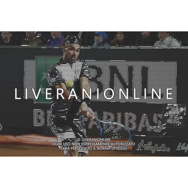 Roma 16/05/2019 - INTERNAZIONALI BNL D\' Italia 2019 - Stefanos Tsitsipas vs Fabio Fognini - nella foto: Fabio Fognini ©Claudio Zamagni/Agenzia Aldo Liverani s.a.s. Fabio Fognini during the match between Stefanos Tsitsipas and Fabio Fognini at The Internazionali BNL d\'Italia 2019 at Foro Italico on May 16, 2019 in Rome, Italy. Photo Credit by Claudio Zamagni-Aldo Liverani Photo Agency / AGENZIA ALDO LIVERANI SAS