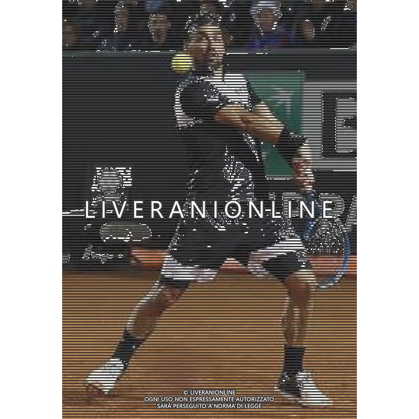 Roma 16/05/2019 - INTERNAZIONALI BNL D\' Italia 2019 - Stefanos Tsitsipas vs Fabio Fognini - nella foto: Fabio Fognini ©Claudio Zamagni/Agenzia Aldo Liverani s.a.s. Fabio Fognini during the match between Stefanos Tsitsipas and Fabio Fognini at The Internazionali BNL d\'Italia 2019 at Foro Italico on May 16, 2019 in Rome, Italy. Photo Credit by Claudio Zamagni-Aldo Liverani Photo Agency / AGENZIA ALDO LIVERANI SAS