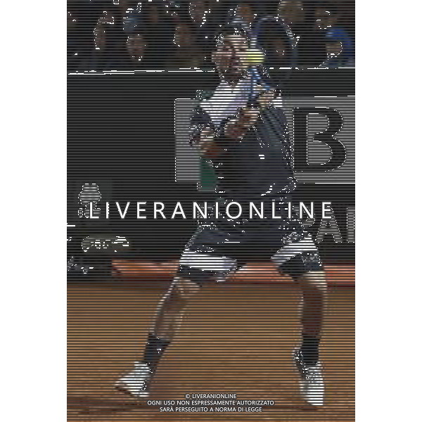 Roma 16/05/2019 - INTERNAZIONALI BNL D\' Italia 2019 - Stefanos Tsitsipas vs Fabio Fognini - nella foto: Fabio Fognini©Claudio Zamagni/Agenzia Aldo Liverani s.a.s. Fabio Fognini during the match between Stefanos Tsitsipas and Fabio Fognini at The Internazionali BNL d\'Italia 2019 at Foro Italico on May 16, 2019 in Rome, Italy. Photo Credit by Claudio Zamagni-Aldo Liverani Photo Agency / AGENZIA ALDO LIVERANI SAS