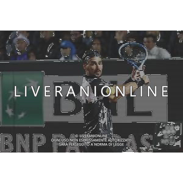 Roma 16/05/2019 - INTERNAZIONALI BNL D\' Italia 2019 - Stefanos Tsitsipas vs Fabio Fognini - nella foto: Fabio Fognini ©Claudio Zamagni/Agenzia Aldo Liverani s.a.s. Fabio Fognini during the match between Stefanos Tsitsipas and Fabio Fognini at The Internazionali BNL d\'Italia 2019 at Foro Italico on May 16, 2019 in Rome, Italy. Photo Credit by Claudio Zamagni-Aldo Liverani Photo Agency / AGENZIA ALDO LIVERANI SAS