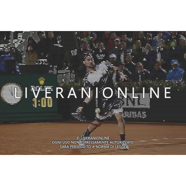 Roma 16/05/2019 - INTERNAZIONALI BNL D\' Italia 2019 - Stefanos Tsitsipas vs Fabio Fognini - nella foto: Fabio Fognini ©Claudio Zamagni/Agenzia Aldo Liverani s.a.s. Fabio Fognini during the match between Stefanos Tsitsipas and Fabio Fognini at The Internazionali BNL d\'Italia 2019 at Foro Italico on May 16, 2019 in Rome, Italy. Photo Credit by Claudio Zamagni-Aldo Liverani Photo Agency / AGENZIA ALDO LIVERANI SAS