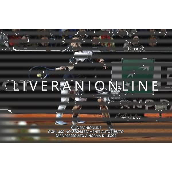 Roma 16/05/2019 - INTERNAZIONALI BNL D\' Italia 2019 - Stefanos Tsitsipas vs Fabio Fognini - nella foto: Fabio Fognini ©Claudio Zamagni/Agenzia Aldo Liverani s.a.s. Fabio Fognini during the match between Stefanos Tsitsipas and Fabio Fognini at The Internazionali BNL d\'Italia 2019 at Foro Italico on May 16, 2019 in Rome, Italy. Photo Credit by Claudio Zamagni-Aldo Liverani Photo Agency / AGENZIA ALDO LIVERANI SAS