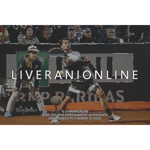 Roma 16/05/2019 - INTERNAZIONALI BNL D\' Italia 2019 - Stefanos Tsitsipas vs Fabio Fognini - nella foto: Fabio Fognini ©Claudio Zamagni/Agenzia Aldo Liverani s.a.s. Fabio Fognini during the match between Stefanos Tsitsipas and Fabio Fognini at The Internazionali BNL d\'Italia 2019 at Foro Italico on May 16, 2019 in Rome, Italy. Photo Credit by Claudio Zamagni-Aldo Liverani Photo Agency / AGENZIA ALDO LIVERANI SAS