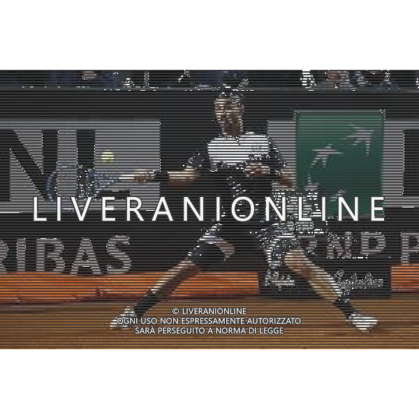 Roma 16/05/2019 - INTERNAZIONALI BNL D\' Italia 2019 - Stefanos Tsitsipas vs Fabio Fognini - nella foto: Fabio Fognini ©Claudio Zamagni/Agenzia Aldo Liverani s.a.s. Fabio Fognini during the match between Stefanos Tsitsipas and Fabio Fognini at The Internazionali BNL d\'Italia 2019 at Foro Italico on May 16, 2019 in Rome, Italy. Photo Credit by Claudio Zamagni-Aldo Liverani Photo Agency / AGENZIA ALDO LIVERANI SAS
