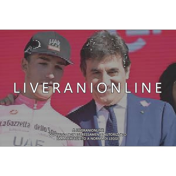 22-05-2019 Giro D\'italia; Tappa 11 Carpi - Novi Ligure; 2019, Uae - Emirates; Conti, Valerio; Cairo, Urbano; Novi Ligure; FOTO STEFANO SIROTTI-AG ALDO LIVERANI SAS