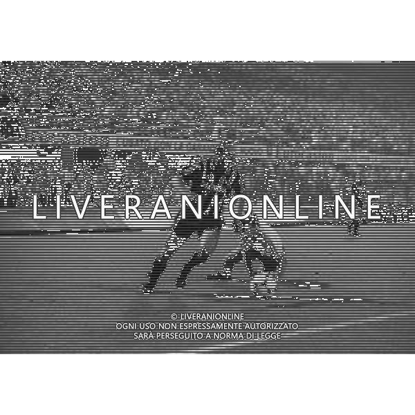 18-09-1985 MILANO -TRENTADUESIMI DI FINALE DI COPPA UEFA INTER SAN GALLO 5-1 NELLA FOTO KARL NEINZ RUMMENIGGE AG ALDO LIVERANI SAS
