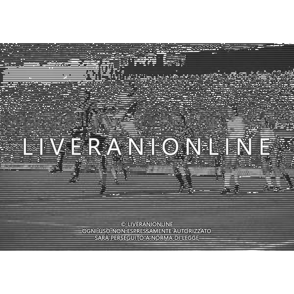 18-09-1985 MILANO -TRENTADUESIMI DI FINALE DI COPPA UEFA INTER SAN GALLO 5-1 NELLA FOTO AZIONE DI GIOCO AG ALDO LIVERANI SAS