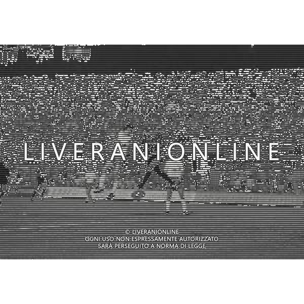 18-09-1985 MILANO -TRENTADUESIMI DI FINALE DI COPPA UEFA INTER SAN GALLO 5-1 NELLA FOTO KARL NEINZ RUMMENIGGE AG ALDO LIVERANI SAS