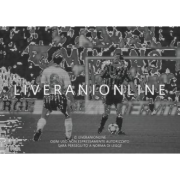 18-09-1985 MILANO -TRENTADUESIMI DI FINALE DI COPPA UEFA INTER SAN GALLO 5-1 NELLA FOTO LIAM BRADY AG ALDO LIVERANI SAS