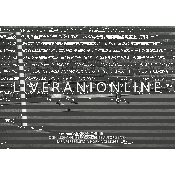 18-09-1985 MILANO -TRENTADUESIMI DI FINALE DI COPPA UEFA INTER SAN GALLO 5-1 NELLA FOTO GOAL ALESSANDRO ALTOBELLI AG ALDO LIVERANI SAS