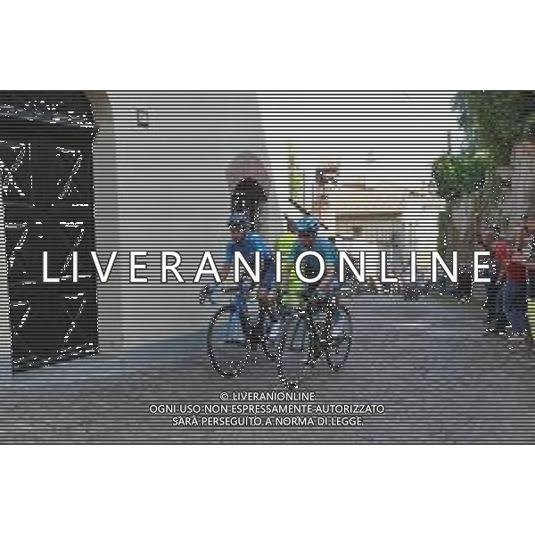 23-05-2019 Giro D\'italia; Tappa 12 Cuneo - Pinerolo; 2019, Movistar; 2019, Astana; Landa Meana, Mikel; Lopez Moreno, Miguel Angel; Pinerolo; ©SIROTTI / AGENZIA ALDO LIVERANI SAS