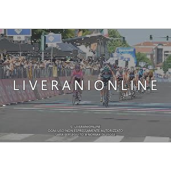 23-05-2019 Giro D\'italia; Tappa 12 Cuneo - Pinerolo; 2019, Bora - Hansgrohe; 2019, Uae - Emirates; Formolo, Davide; Conti, Valerio; Pinerolo; ©SIROTTI / AGENZIA ALDO LIVERANI SAS