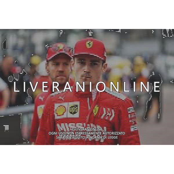 Charles Leclerc (MON) Ferrari and Sebastian Vettel (GER) Ferrari. 23.05.2019. Formula 1 World Championship, Rd 6, Monaco Grand Prix, Monte Carlo, Monaco, Practice Day. - www.xpbimages.com, EMail: requests@xpbimages.com - copy of publication required for printed pictures. Every used picture is fee-liable. © Copyright: Batchelor / XPB Images / AGENZIA ALDO LIVERANI SAS - ITALY ONLY EDITORIAL USE ONLY
