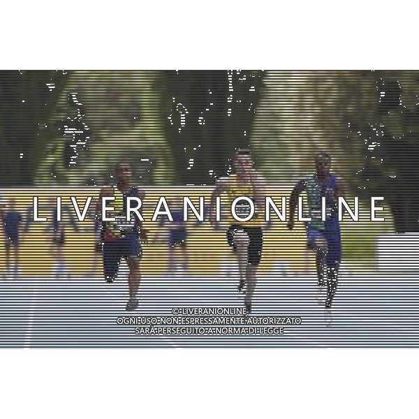 Rieti 24/05/2019 - Riunione Nazionale della Velocita\' FASTWEB CUP - nella foto: Filippo Tortu ©Claudio Zamagni/Agenzia Aldo Liverani s.a.s. Filippo Tortu during the Riunione Nazionale della Velocita\' at Stadio Raul Guidobaldi on May 24, 2019 in Rieti, Italy. Photo Credit by Claudio Zamagni/Aldo Liverani Photo Agency / AGENZIA ALDO LIVERANI SAS