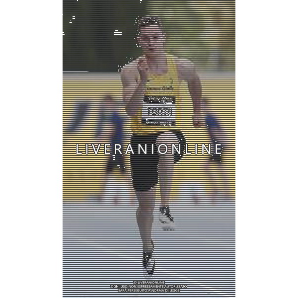 Rieti 24/05/2019 - Riunione Nazionale della Velocita\' FASTWEB CUP - nella foto: Filippo Tortu ©Claudio Zamagni/Agenzia Aldo Liverani s.a.s. Filippo Tortu during the Riunione Nazionale della Velocita\' at Stadio Raul Guidobaldi on May 24, 2019 in Rieti, Italy. Photo Credit by Claudio Zamagni/Aldo Liverani Photo Agency / AGENZIA ALDO LIVERANI SAS