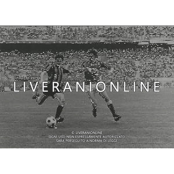 RETROSPETTIVA GIUSEPPE PAVONE CALCIATORE E DIRIGENTE SPORTIVO NELLA FOTO GIUSEPPE PAVONE CON LA MAGLIA DELL\'INTER AG ALDO LIVERANI SAS