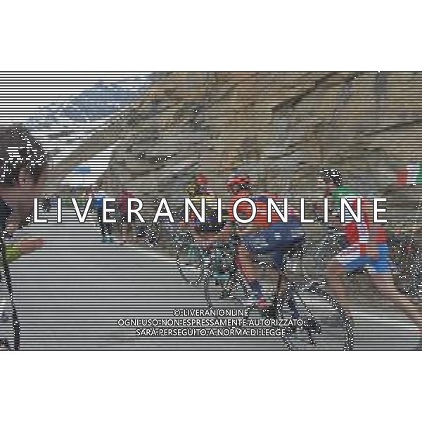 24-05-2019 Giro D\'italia; Tappa 13 Pinerolo - Ceresole Reale; 2019, Jumbo - Visma; 2019, Bahrain - Merida; Roglic, Primoz; Nibali, Vincenzo; Ceresole Reale; ©SIROTTI / AGENZIA ALDO LIVERANI SAS